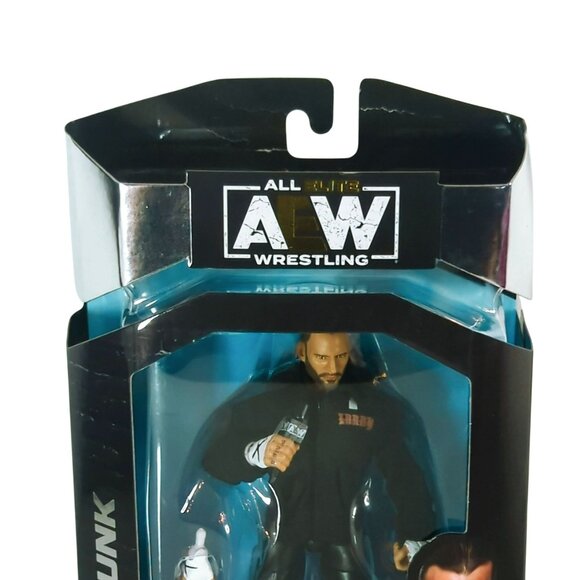 Jazwares AEW Unmatched Collection Series 4 CM Punk #25 Action Figure 2022 - Picture 3 of 6